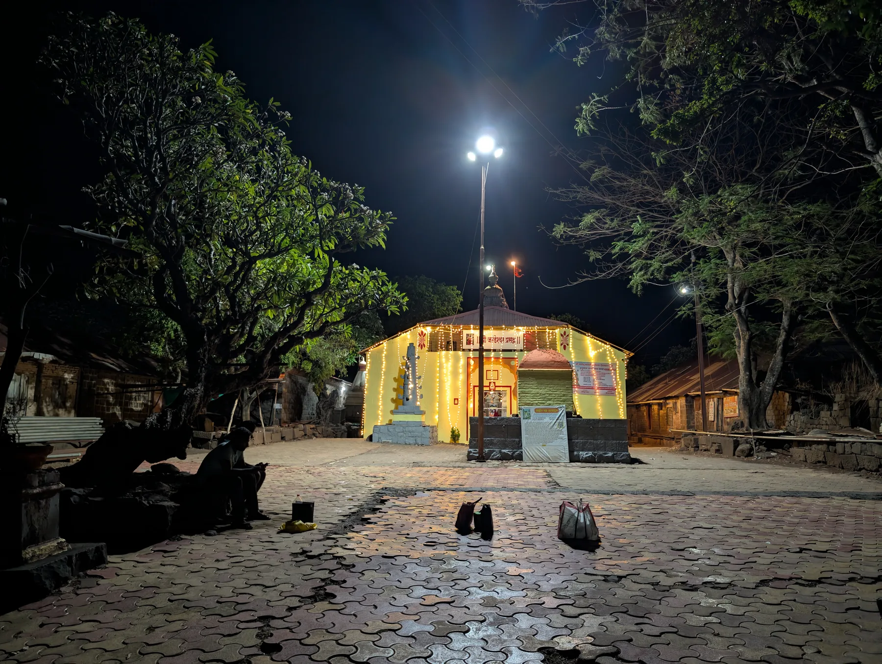 Temple After Dark